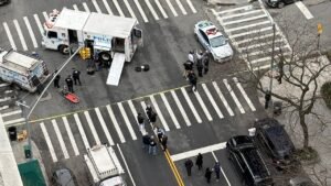 Police swarm NYC street amid probe into IED thrown near Gracie Mansion Police swarm NYC street amid probe into IED thrown near Gracie Mansion