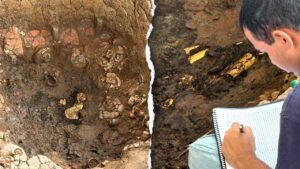 Archaeologists uncover gold-laden tomb filled with elite burial treasures from over 1,000 years ago Archaeologists uncover gold-laden tomb filled with elite burial treasures from over 1,000 years ago
