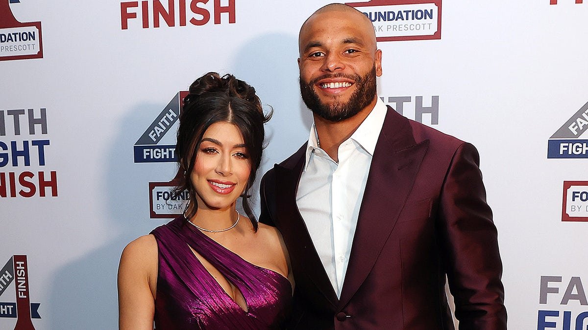 Dak Prescott and Sarah Jane Ramos in 2024