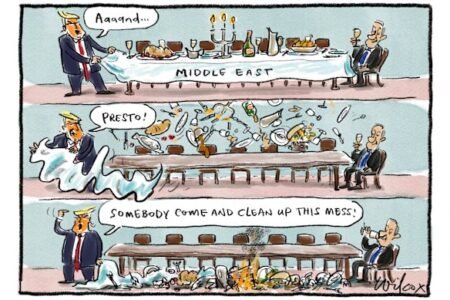 Trump trivialises war and makes a mockery of politics