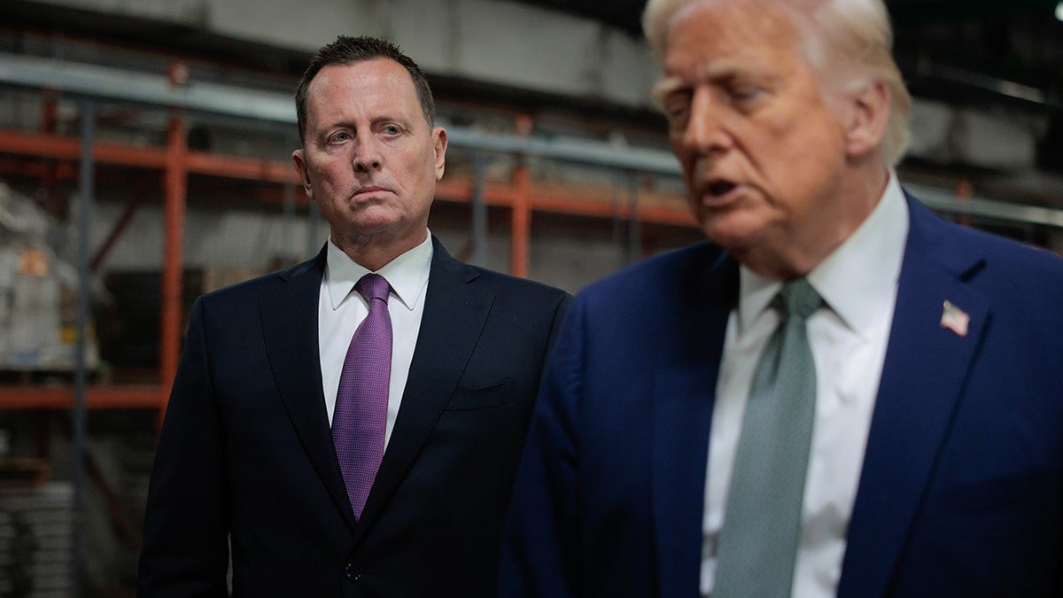 Richard Grenell and President Donald Trump side by side