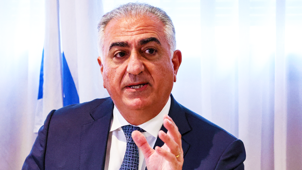 Prince Reza Pahlavi has ‘majority support’ among Iranians as pressure builds on regime, chief of staff says