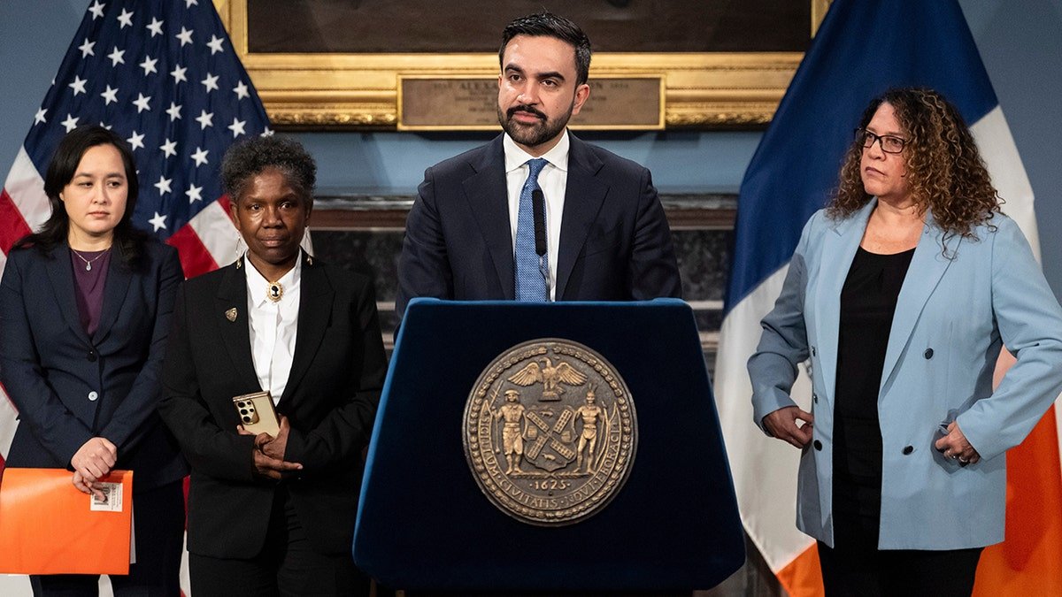 New York Mayor Zohran Mamdani speaks at press conference