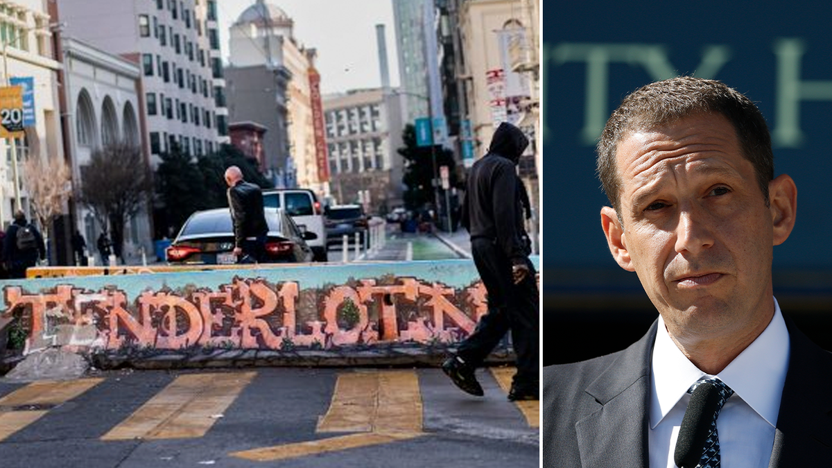 San Francisco Tenderloin neighborhood and San Francisco mayor Daniel Lurie