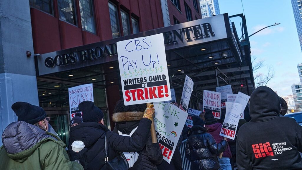 CBS News union members hold 24-hour walkout over failed contract negotiations with management
