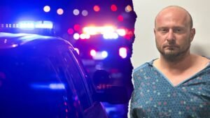 Man accused of shooting father in face with crossbow captured after snowy manhunt Man accused of shooting father in face with crossbow captured after snowy manhunt