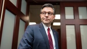 Iran funding emerges as key test for Johnson’s razor-thin House majority