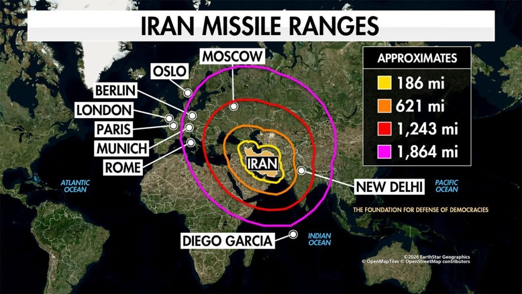 Trump proven right on Iran’s long-range missile capability as regime targets US-UK base, experts say