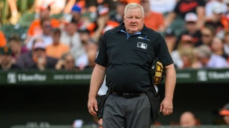 MLB umpire caught on hot mic begging pitch to ‘please be a strike’ after catcher issues ABS challenge