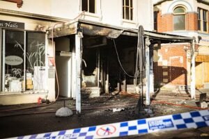Williamstown ice-cream shop gutted by fire after second suspicious blaze