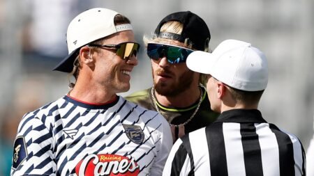 Tom Brady gives praise to Logan Paul after flag football game Tom Brady gives praise to Logan Paul after flag football game