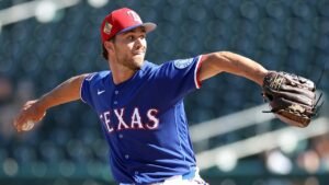 Rangers pitcher learns he made opening day roster during game