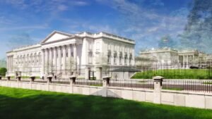 Trump claims donor funded White House ballroom includes hidden build below with security focus
