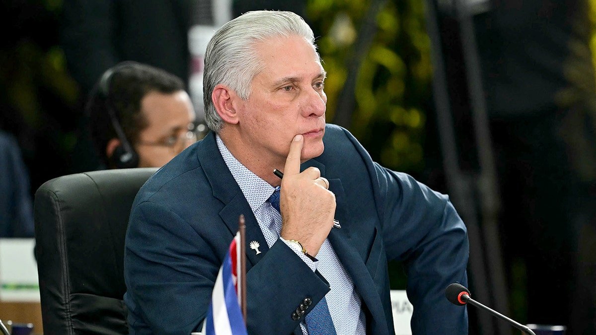 Cuban President Miguel Diaz-Canel