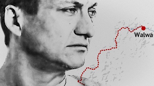 Clad in a blanket in front of an container, Dezi Freeman was shot dead.