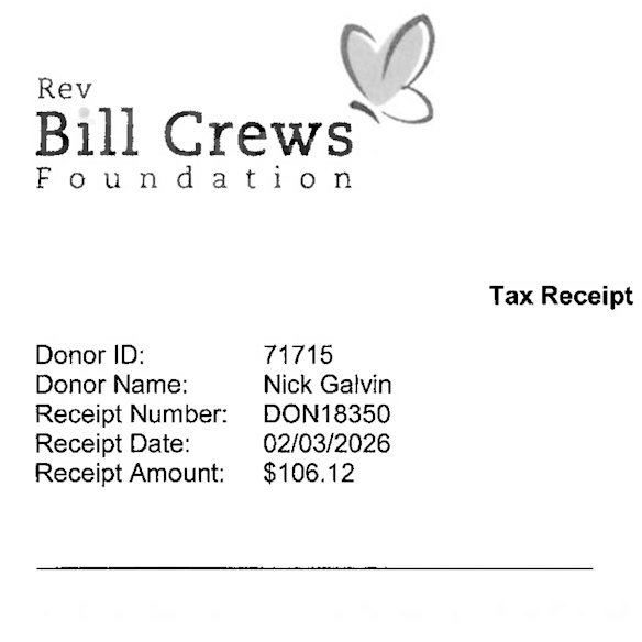 Lunch for free so, the Herald made a donation.