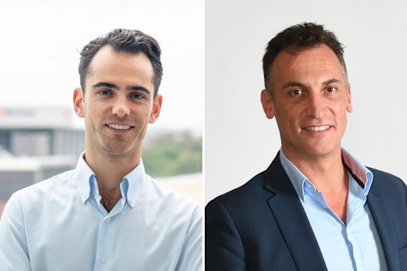 Succession planning is under way between Jordan (left) and Antony Catalano.