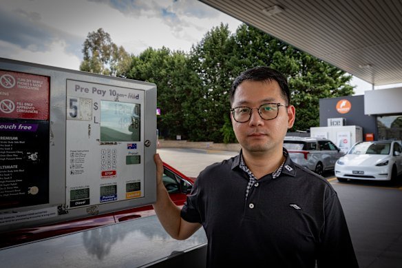 Wantirna resident Frank Liang says high fuel prices will soon begin to affect the cost of other essentials.