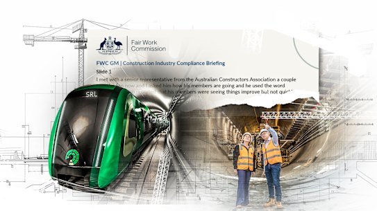 The Fair Work Commission has released documents detailing complaints about the CFMEU on public projects.