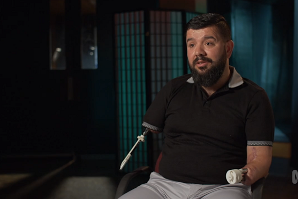 Ghanim Al Shnen appearing on the ABC program Australian Story.