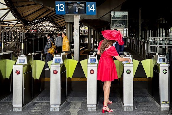 A trial of the new myki system launched on Monday. 