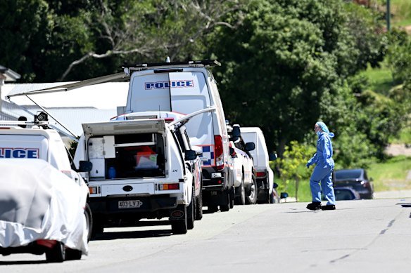 Police discovered the bodies of the mother and her baby in the home on Thursday morning.