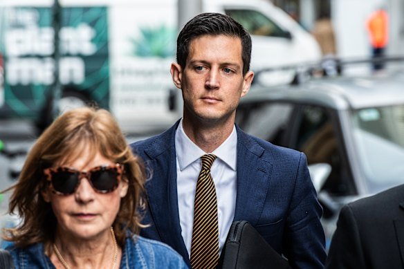 Rory Amon arrives at the Supreme Court in Sydney last week.