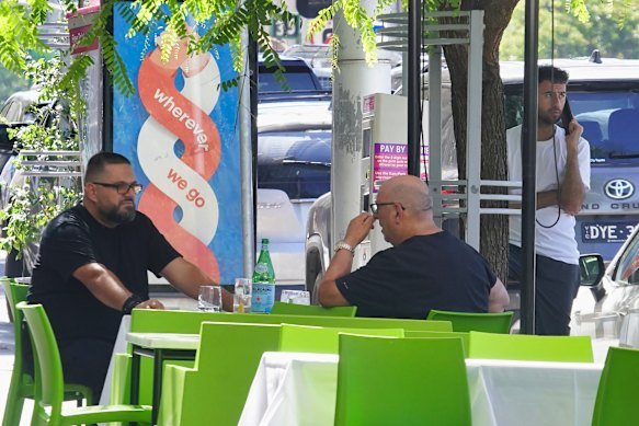 LTE Construction boss Nick Maric (Left) and John Khoury. The pair were not mentioned in the AFP letter.