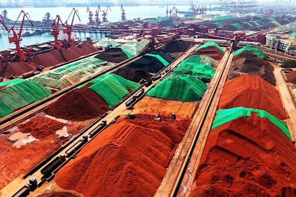 WA’s huge iron ore exports are a key issue in the GST carve-up.
