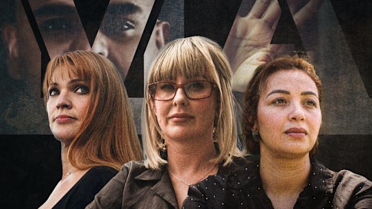 Three of Mickyy Ahuja’s accusers, two of whom worked for him. 