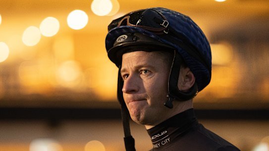 Jockey James McDonald fronts the media during the week to discuss breaking an Australian riding record.

