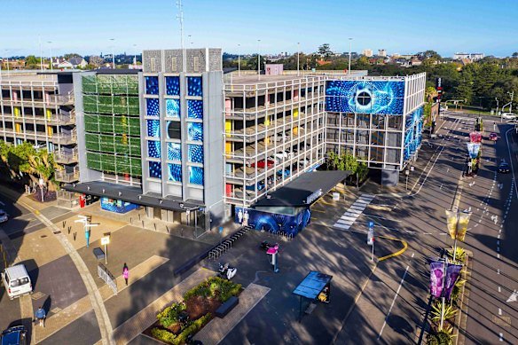 The go-karting facility operates on the fifth level of the Entertainment Quarter’s multi-storey car park.