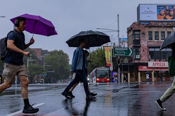 Sydney could receive between 70 and 100 millimetres of rain on Saturday evening, Tristan Sumarna from the weather bureau says.