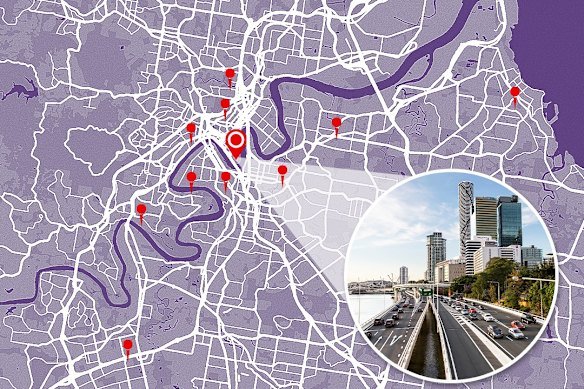 Most of the Brisbane participants lived in the inner-city.