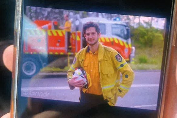 A court-supplied photo of former MP Rory Amon which was sent to the complainant.