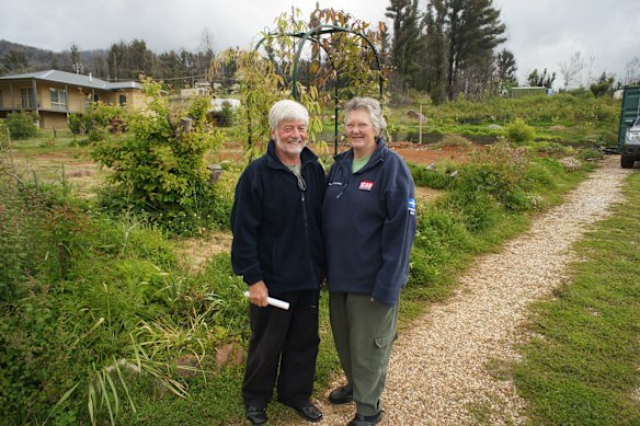 Killian and Robyn Fitzpatrick in Marysville in November 2010. 