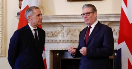 Carney, Starmer meet in London as Iran war upends global shipping
