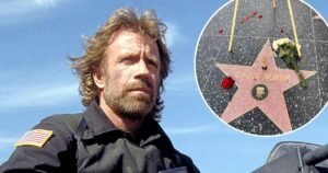 Chuck Norris’ Fans Leave Flowers at His Hollywood Walk of Fame Star After Actor’s Death at 86: Pic (Exclusive)