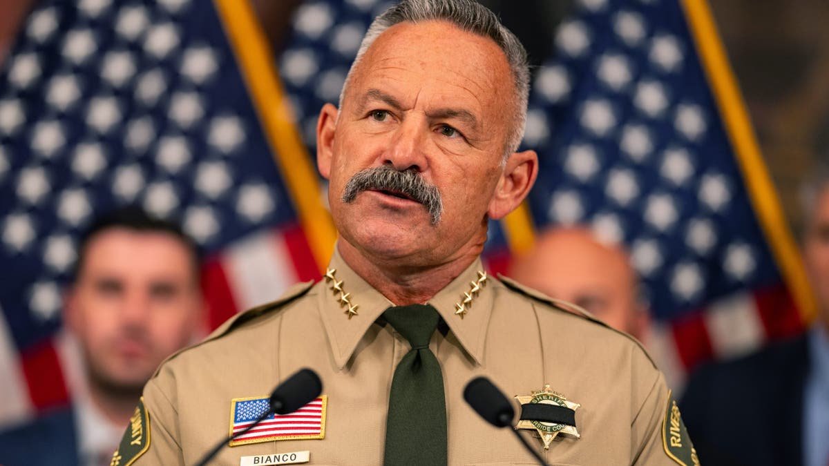 Sheriff Chad Bianco of Riverside County