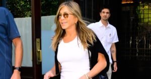 Jennifer Aniston’s Spring Cardigan Is the Breathable Layer We Didn’t Know We Needed