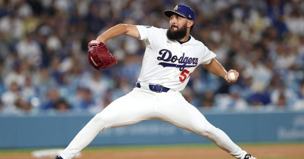 Los Angeles Dodgers Pitcher Alex Vesia Honors Late Daughter, Wife During Season Debut