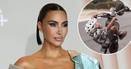 Kim Kardashian Shares Pic of Son Saint, 10, Popping a Wheelie on Dirt Bike: ‘Biker Boy Saint’
