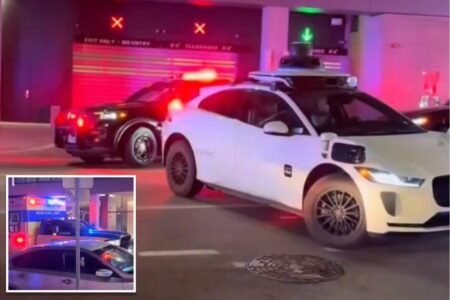 Video shows self-driving Waymo car blocking emergency vehicles responding to deadly Austin shooting