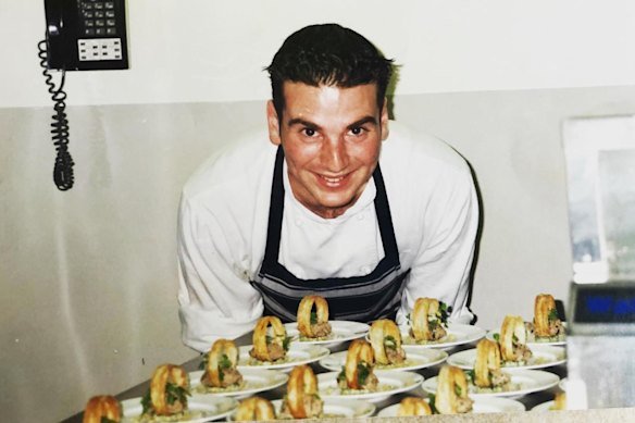 Calombaris as a second year apprentice.