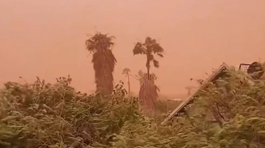 Tropical Cyclone Narelle in Carnarvon.