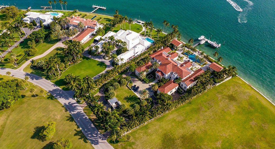 Boat in waters near Indian Creek Village