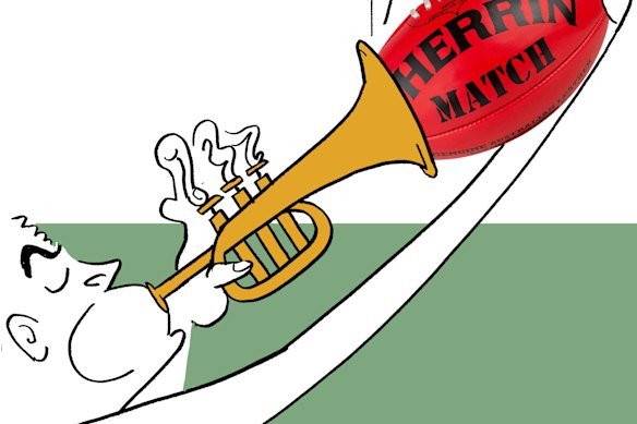 What is footy without lusty, operatic, gritty or sensual Dixieland trumpet tunes?