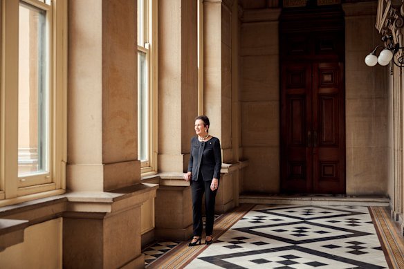 Lord Mayor Clover Moore at Sydney Town Hall.