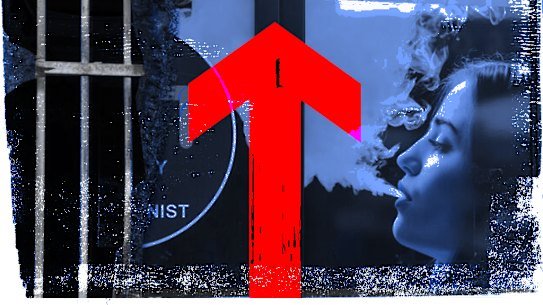 After falling for decades, the smoking rate is now rising, experts fear.