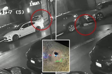 Shocking video shows off-duty NYPD cop shoot man who may have been involved in car theft — as he’s suspended